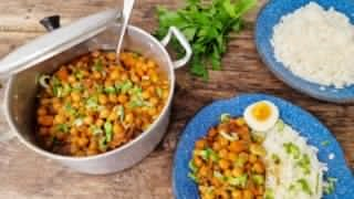 CURRY DE GARBANZOS CON VERDURAS 6